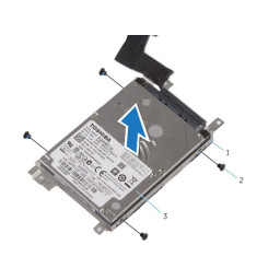 Dell Alienware 13 Замена жесткого диска