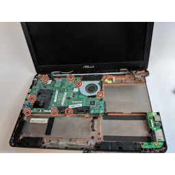 Замена вентилятора Asus F554LA-WS52